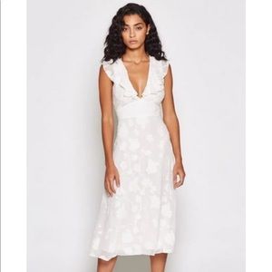 NWT Joie Adella Floral Ruffled Midi Dress